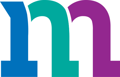 彩色字母M矢量圖標(biāo) logo png