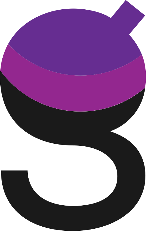 紫色字母G矢量圖標(biāo) logo png