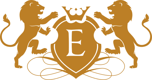 字母E獅子皇冠矢量LOGO圖片 logo png