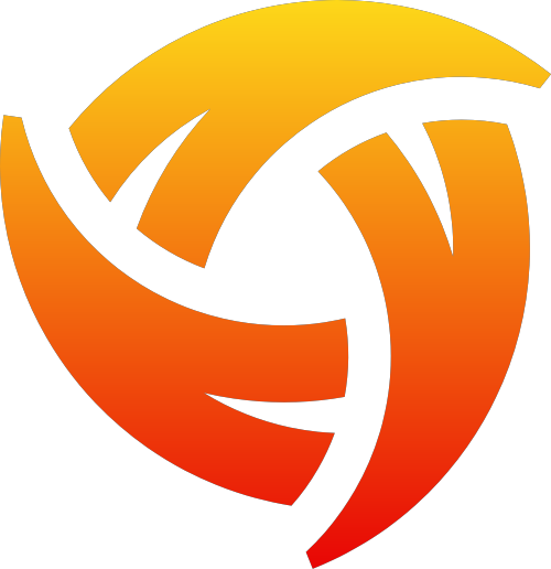 橙色抽象矢量logo圖標(biāo) logo png