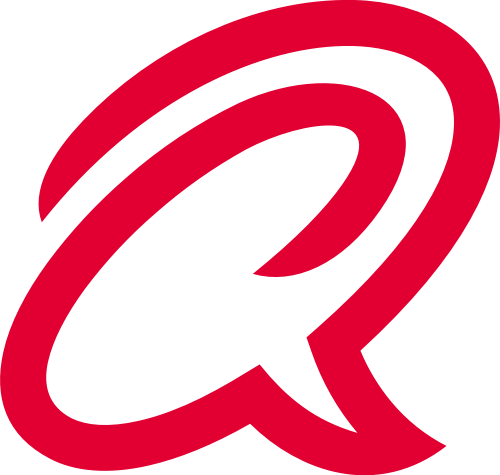 紅色消息對(duì)話(huà)字母Q矢量logo圖標(biāo) logo png