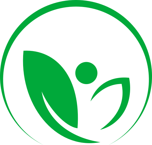 綠色樹葉半圓矢量logo圖標(biāo) logo png