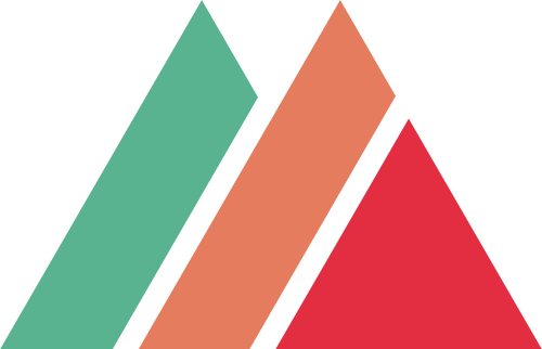紅橙綠三角形建材矢量logo圖標(biāo) logo png