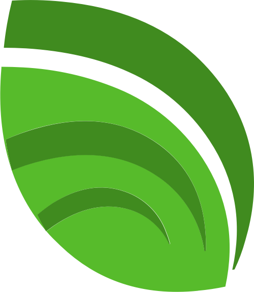 綠色葉子矢量logo圖標(biāo) logo png