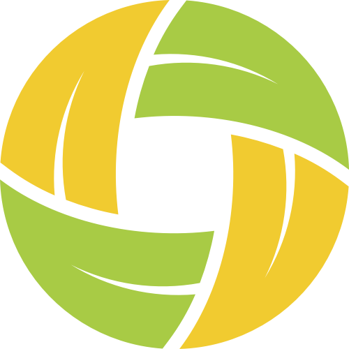 黃色綠色圓形葉子矢量logo圖標(biāo) logo png