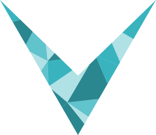 藍色彩色字母V矢量logo圖標(biāo) logo png