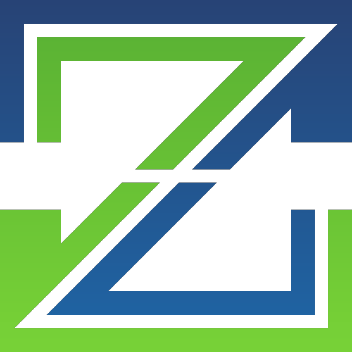 綠色藍(lán)色字母Z矢量logo圖標(biāo) logo png