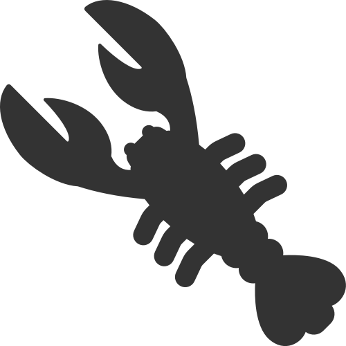 黑色皮皮蝦矢量logo圖標(biāo) logo png