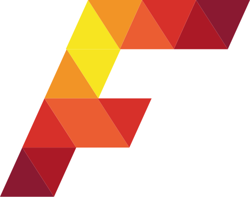 彩色字母F矢量logo圖標(biāo) logo png