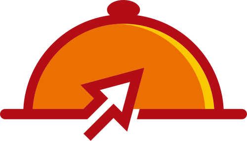 橙色食物矢量logo圖標(biāo) logo png