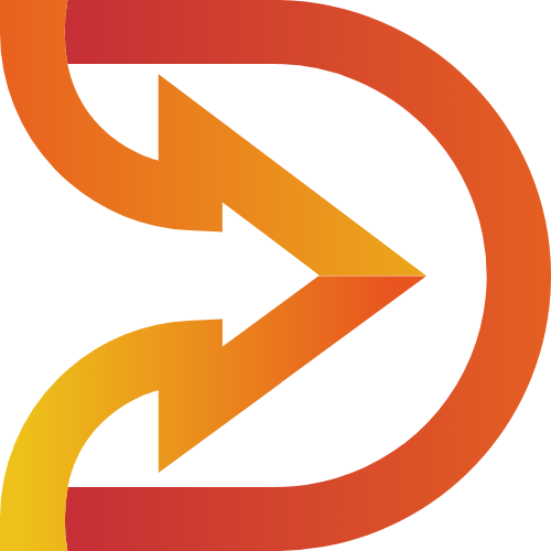 漸變箭頭矢量圖標 logo png