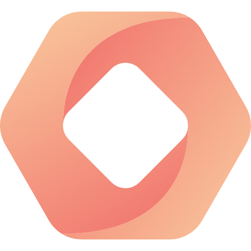 六邊形抽象圓環(huán)矢量圖標 logo png