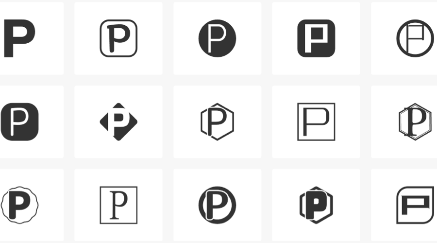 P字母圖標(biāo)logo如何免費(fèi)一鍵生成？