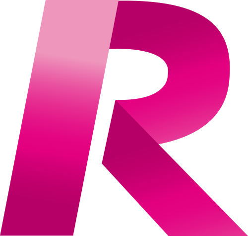 紅色字母R折紙矢量logo圖片 logo png