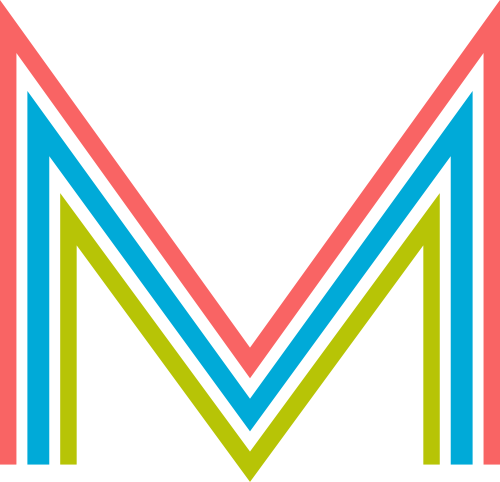 字母M三色logo設(shè)計(jì)素材 logo png
