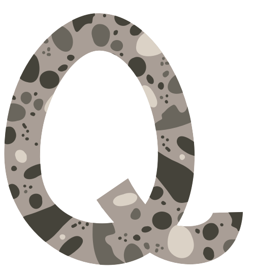 深褐色波點(diǎn)字母Q可愛(ài)動(dòng)物矢量logo圖片 logo png