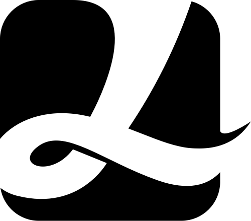 方形字母L矢量圖標 logo png